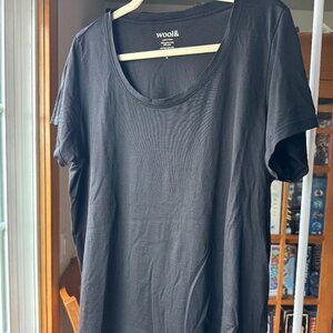 Wool& Stella scoop neck tee